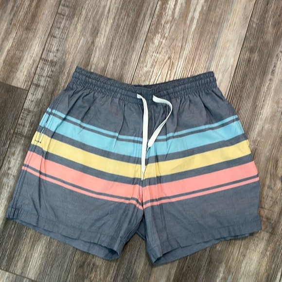 Chubbies The Retro Sets 5.5” Classic Swim Trunks Striped Stretch Small - Picture 4 of 14